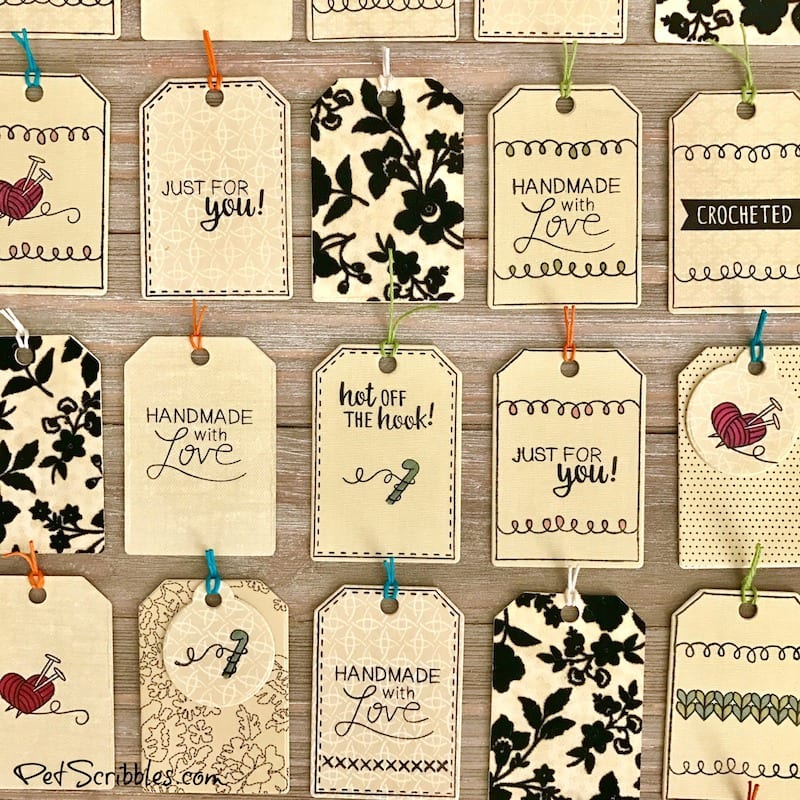 DIY Tags for Handmade Gifts or Weddings Favors, or even handmade products you sell!