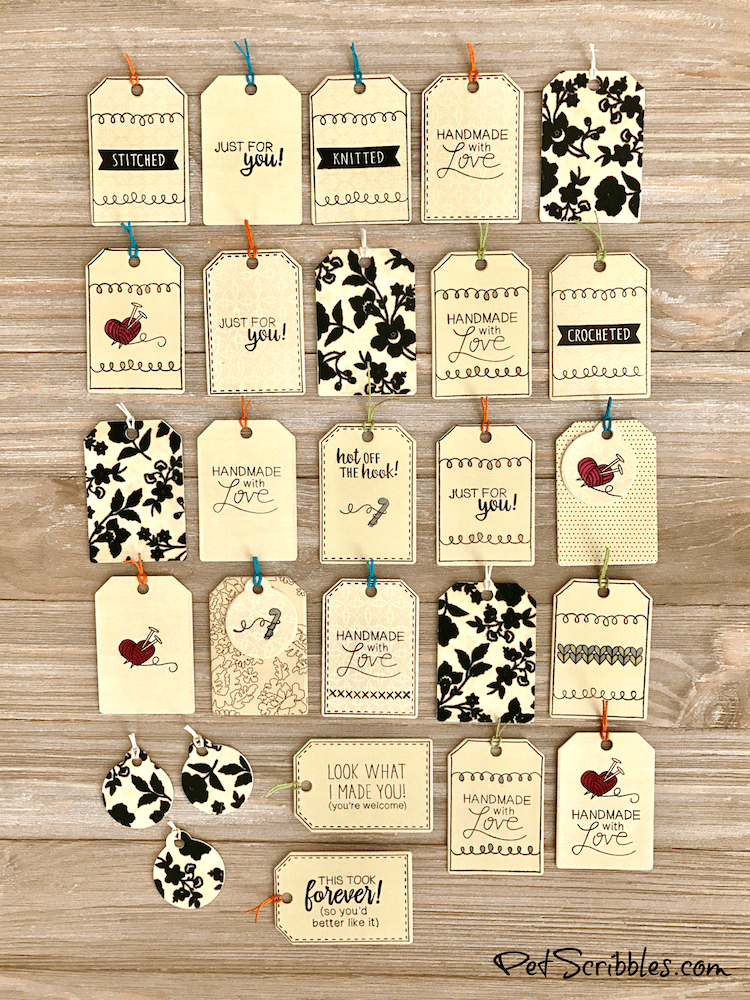 DIY Tags for Handmade Gifts or Weddings Favors, or even handmade products you sell!
