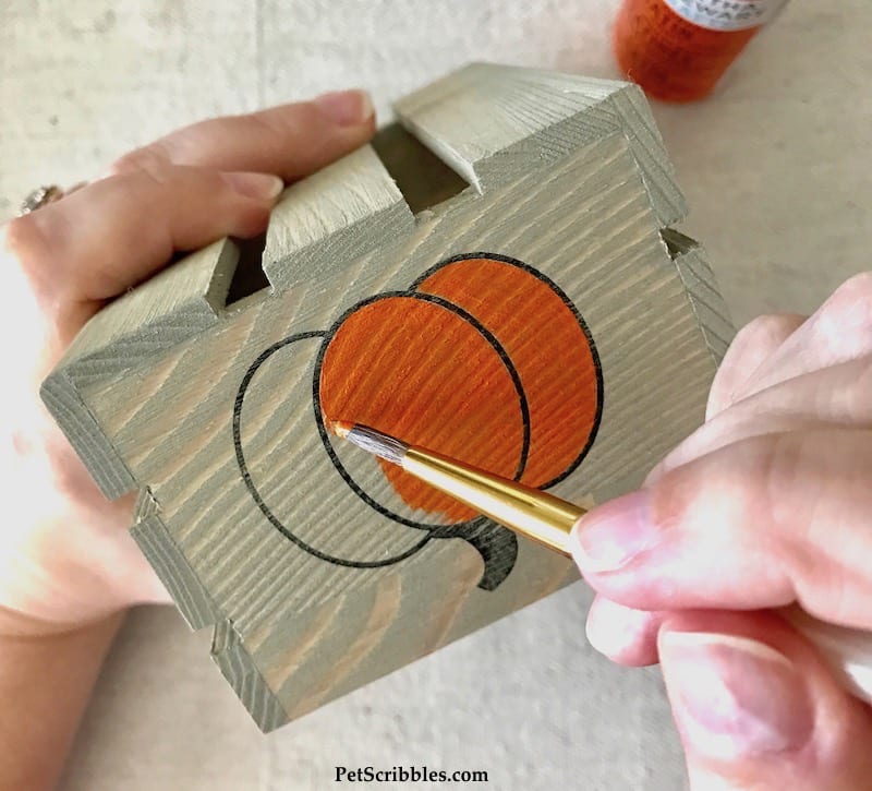 How to make rustic Fall crates using stamps!