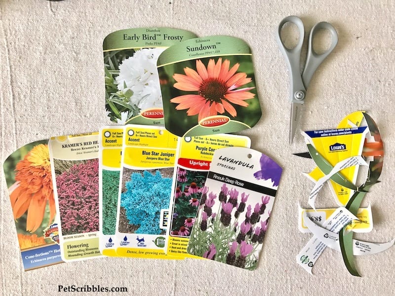 The best plant tag solution to keep your tags easily available when you need them! As a gardener I love this!