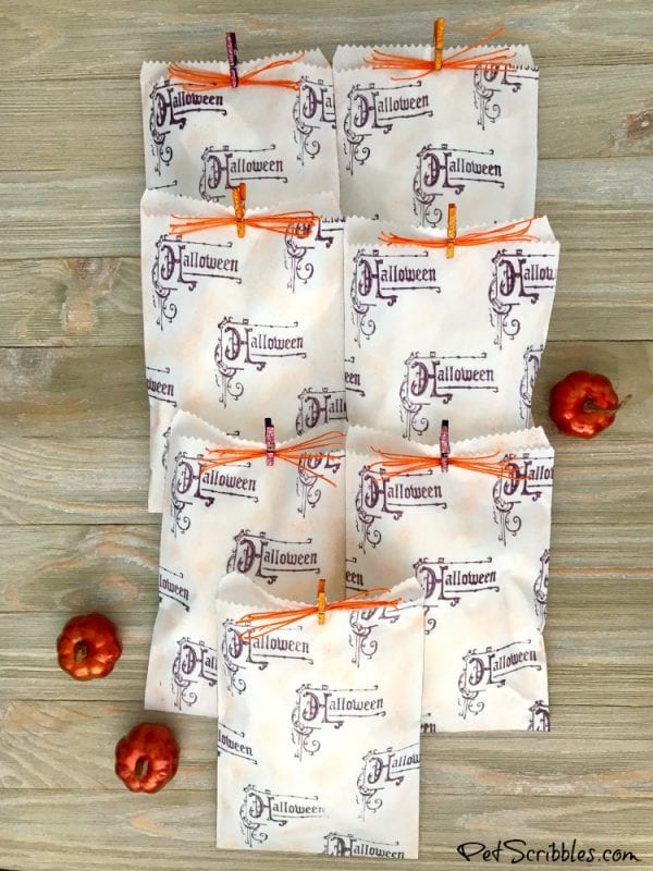 How to Stamp Charming Halloween Treat Bags!