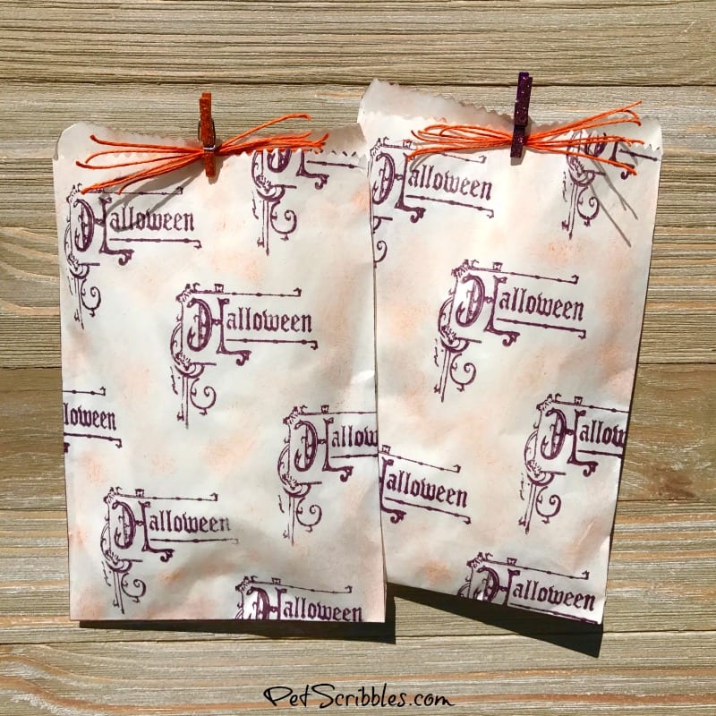 How to Stamp Charming Halloween Treat Bags!