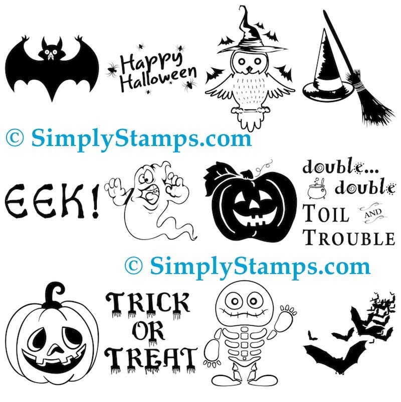 How to Stamp Charming Halloween Treat Bags! Pet Scribbles