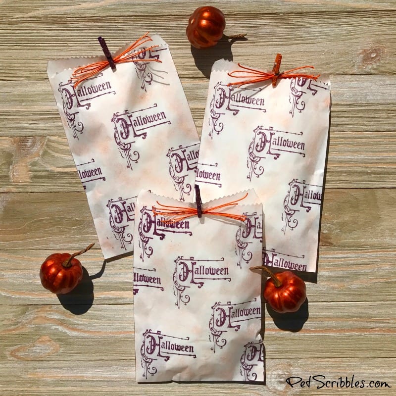 How to Stamp Charming Halloween Treat Bags!