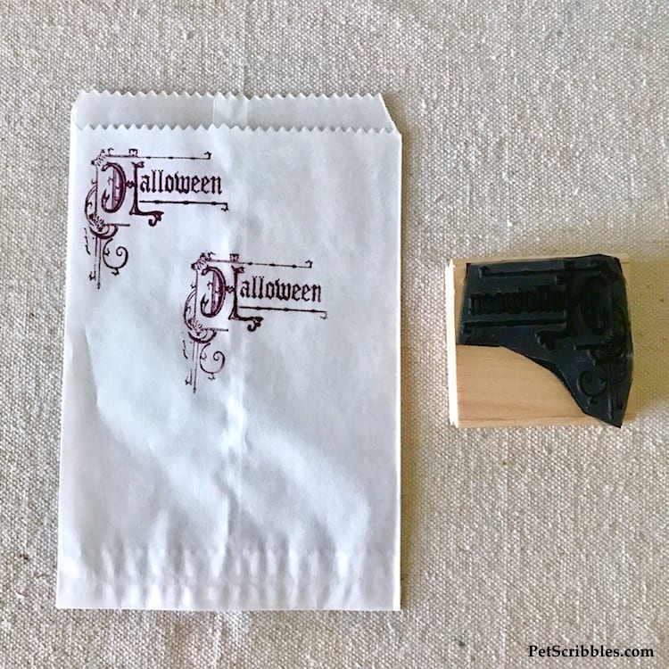 How to Stamp Charming Halloween Treat Bags!