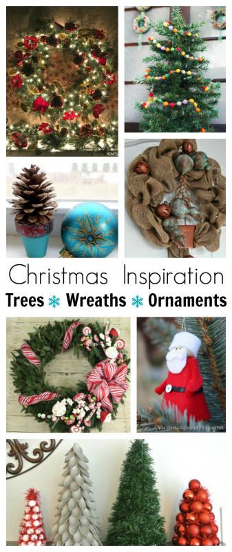 Christmas Inspiration: 100 Trees, Wreaths and Ornaments that you can make! (From the All Things Creative bloggers!)