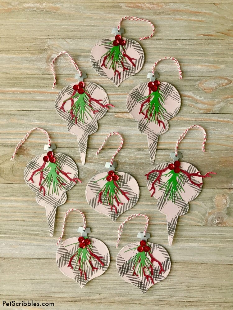 elegant DIY paper ornaments for Christmas