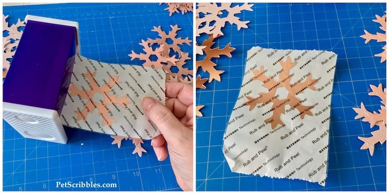 How to Make a Sparkling Pink Snowflake Garland