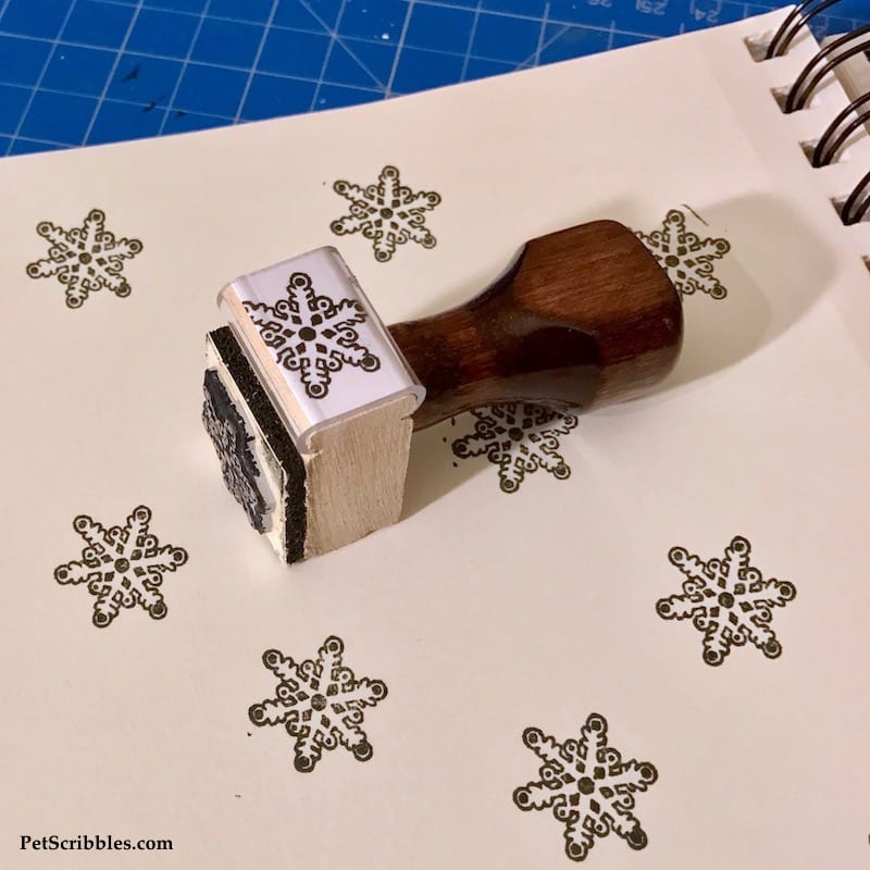 snowflake stamp