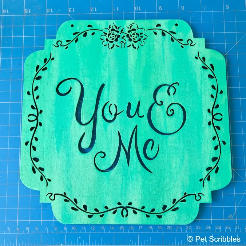 You and Me Sign: Easy How To Dry Brush Tutorial