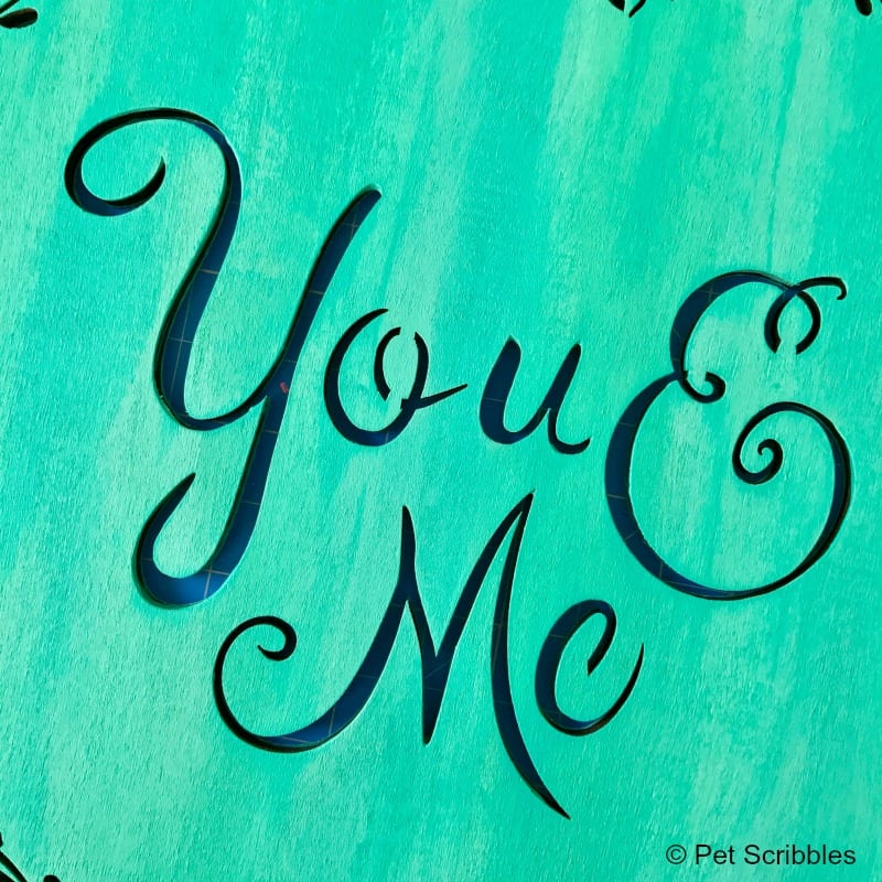 You and Me Sign: Easy How To Dry Brush Tutorial