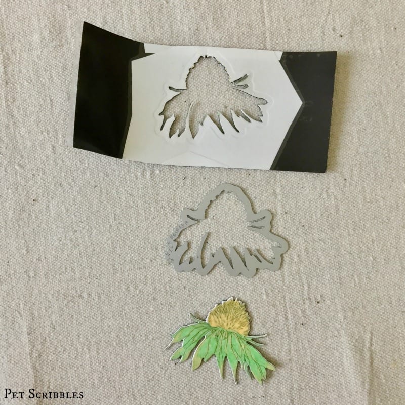 How to make and color your own flower magnets!