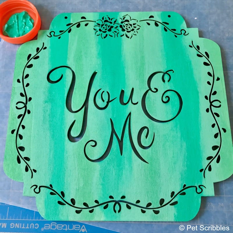 You and Me Sign: Easy How To Dry Brush Tutorial