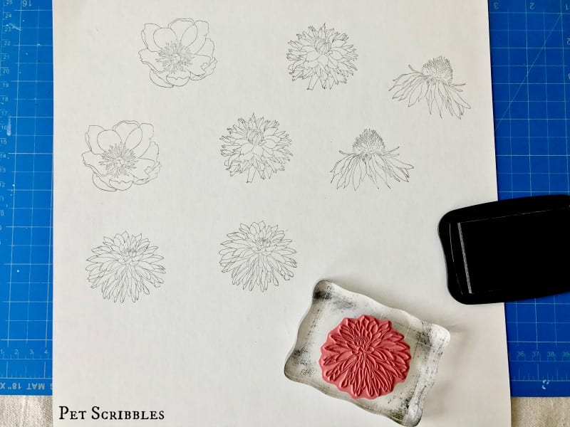 How to make and color your own flower magnets!