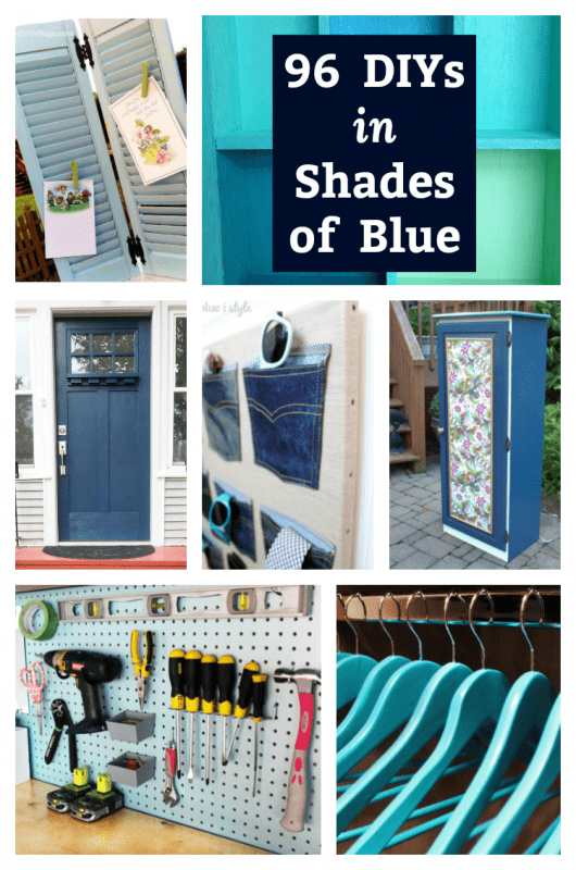 96 DIYs in Shades of Blue