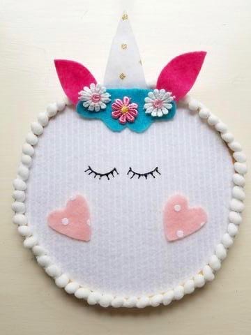 DIY Unicorn Embroidery Hoop