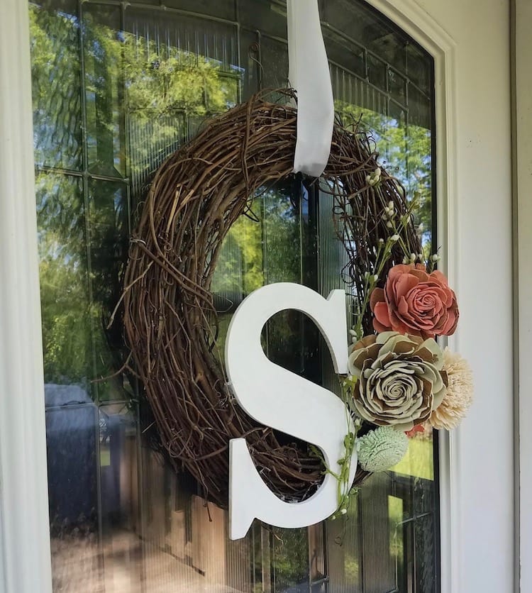 Easy Spring Wreath DIY