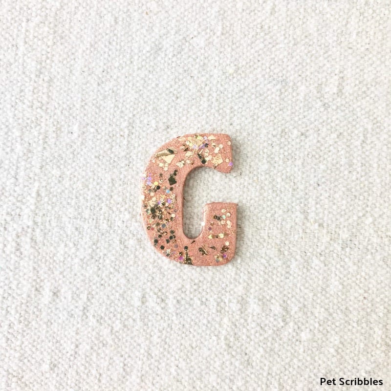 Glitter Monogram Letter G