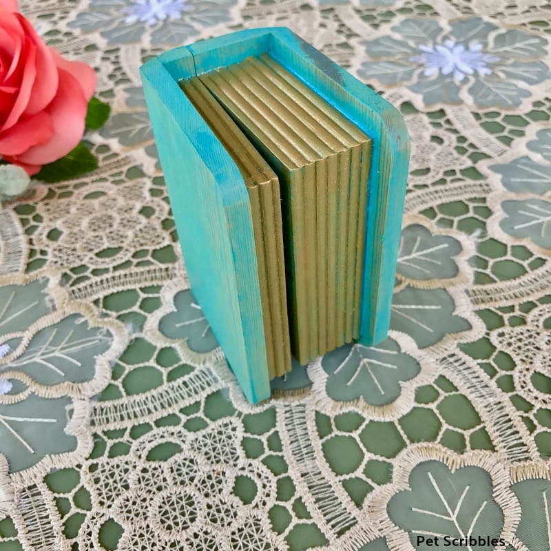 miniature painted book box