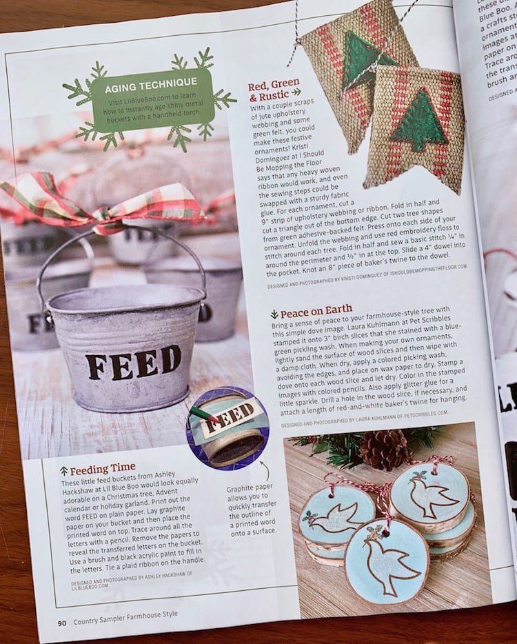 Farmhouse Style magazine 2018 Holiday inspiration