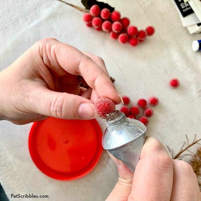 best glue for bottle brush tree ornaments