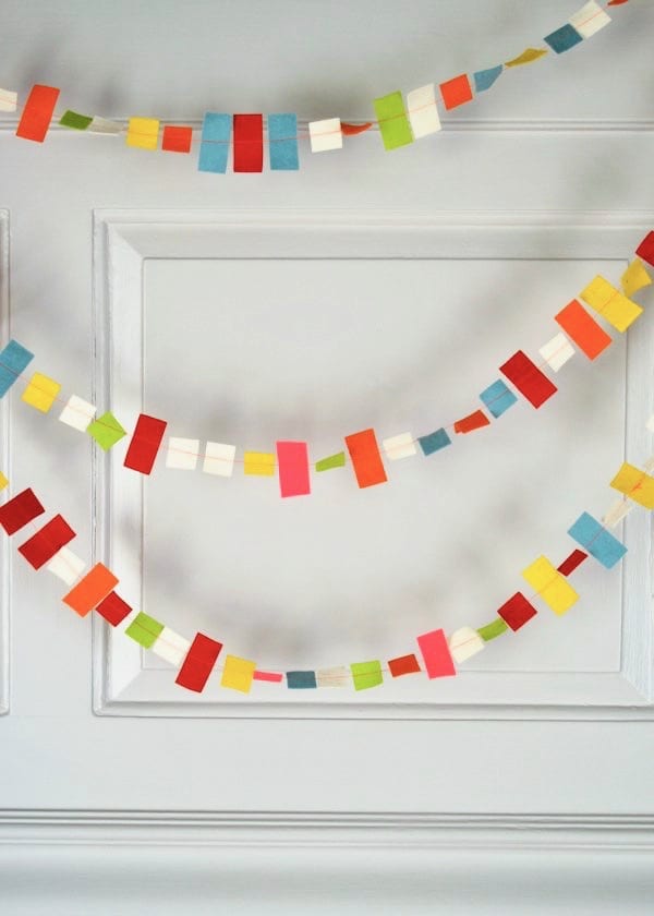 DIY Confetti Garland by Purl Soho