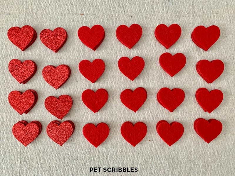 Easy No-Sew Felt Heart Garland for Valentine's Day - Garden Sanity by Pet  Scribbles