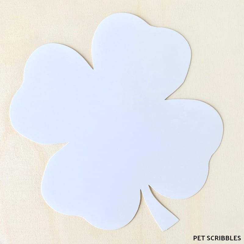 FolkArt Shamrock Stencil Cutout