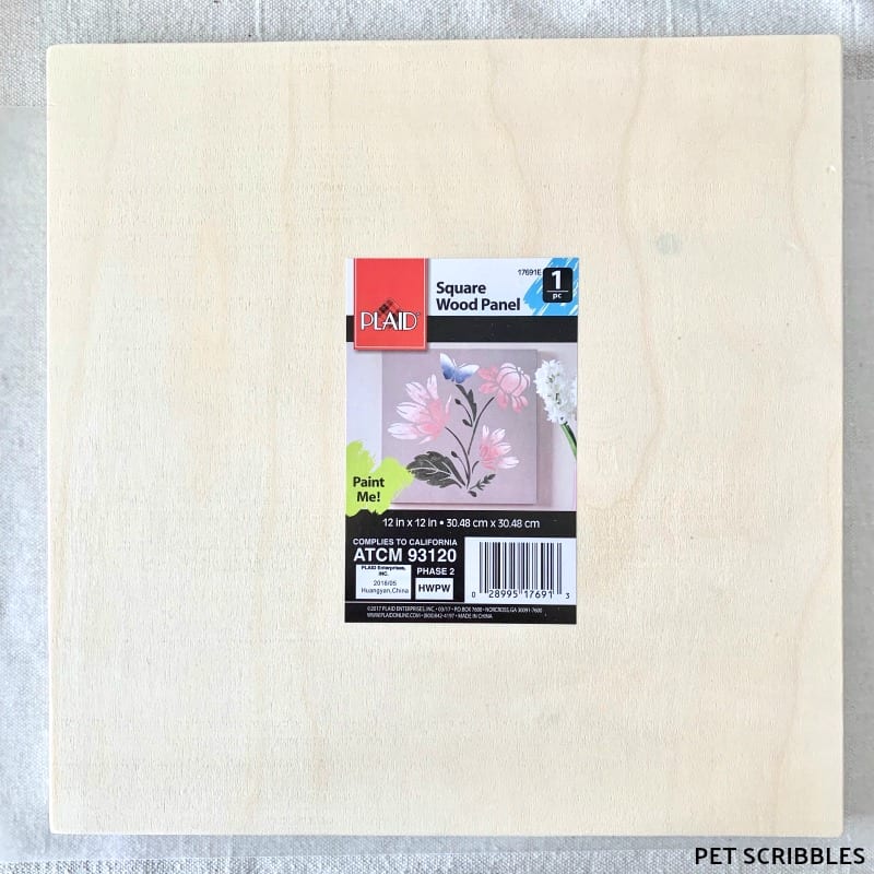 Plaid Crafts Square Wood Panel