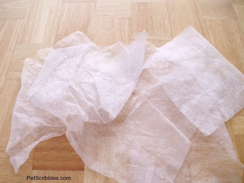used dryer sheets