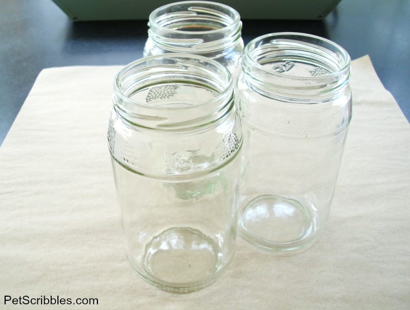 recycled glass jars