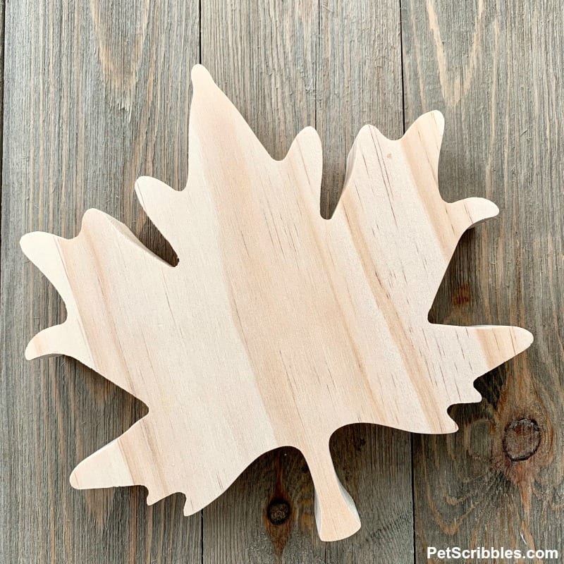 wooden leaves