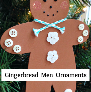 DIY Gingerbread Men Ornaments