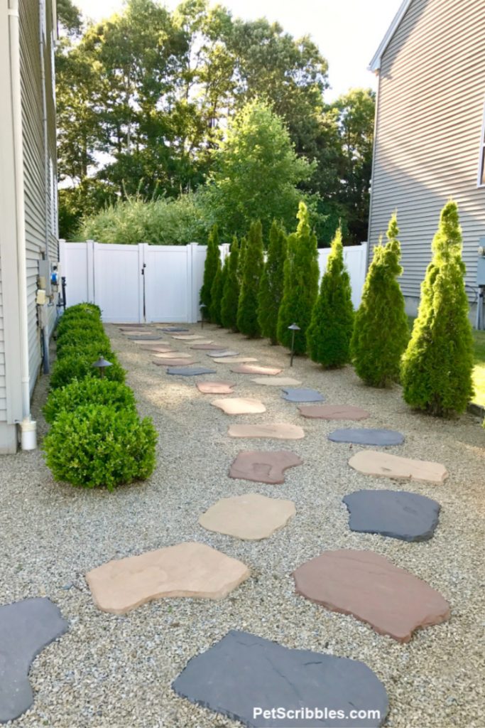 simple side yard makeover