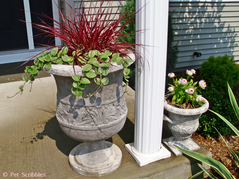decorative garden urns