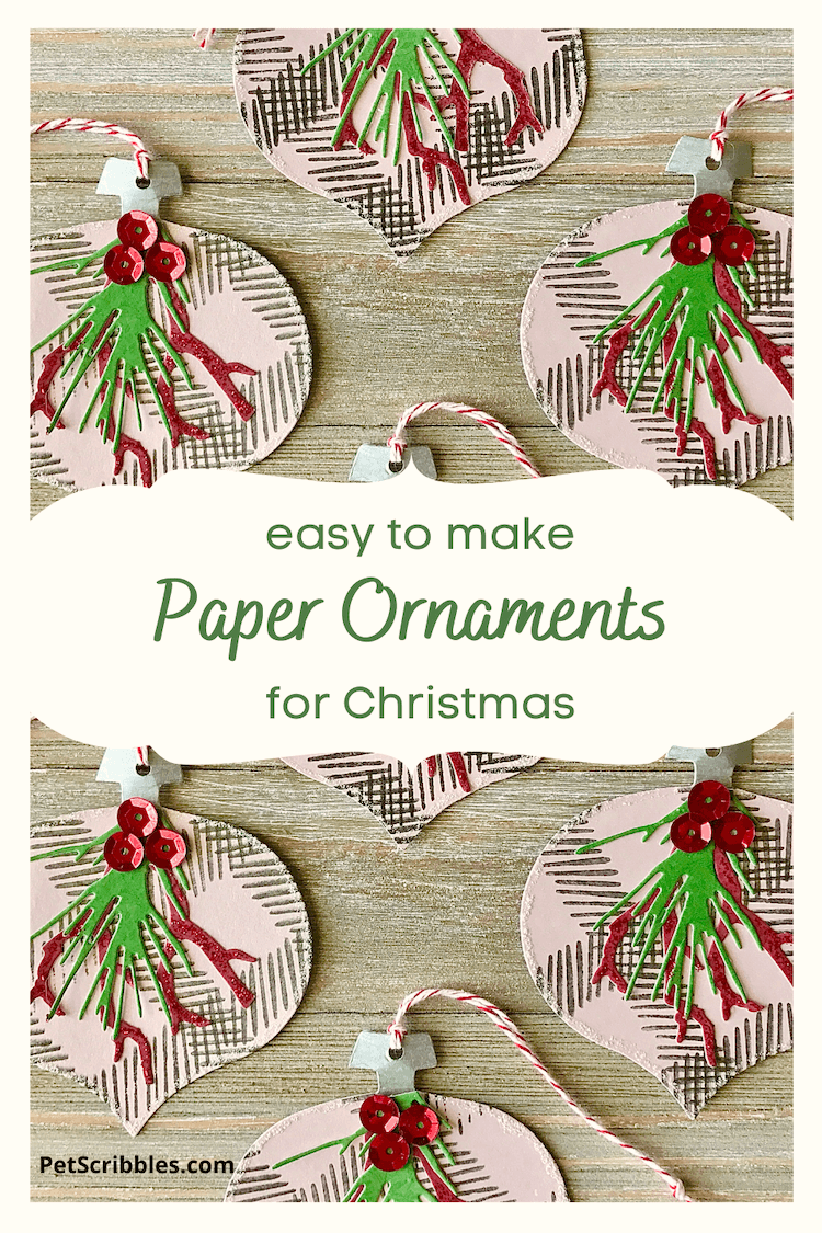 Make an Easy Paper Ornament Christmas Garland