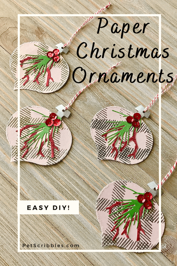 Easy Paper Ornaments for Christmas