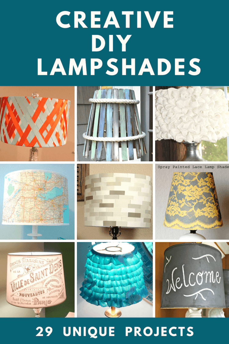 brittle Materialism Disturb Creative DIY Lampshades: 29 unique projects - Garden Sanity by Pet Scribbles