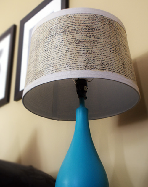 mod podge lampshade