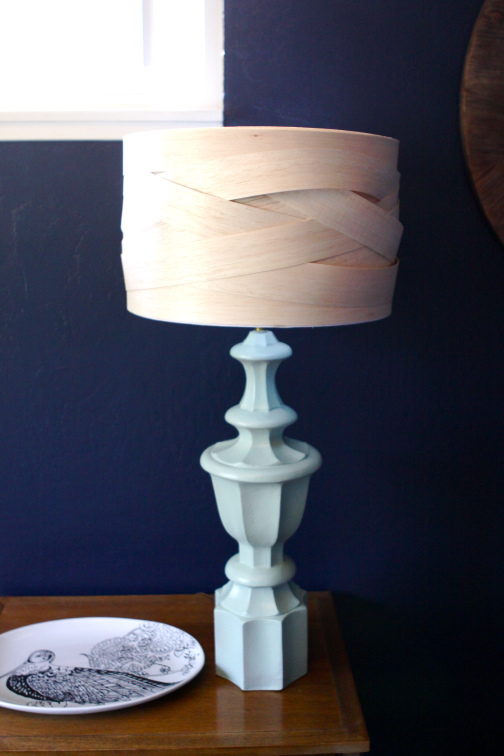 balsa wood lampshade