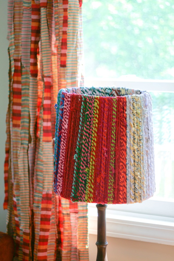 colorful rope lampshade