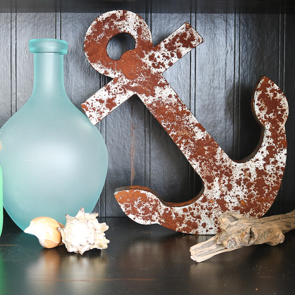 DIY paper mache anchor