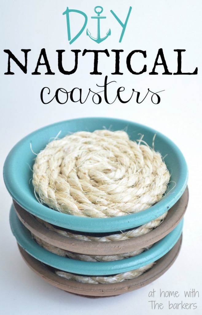 DIY Nautical Coasters